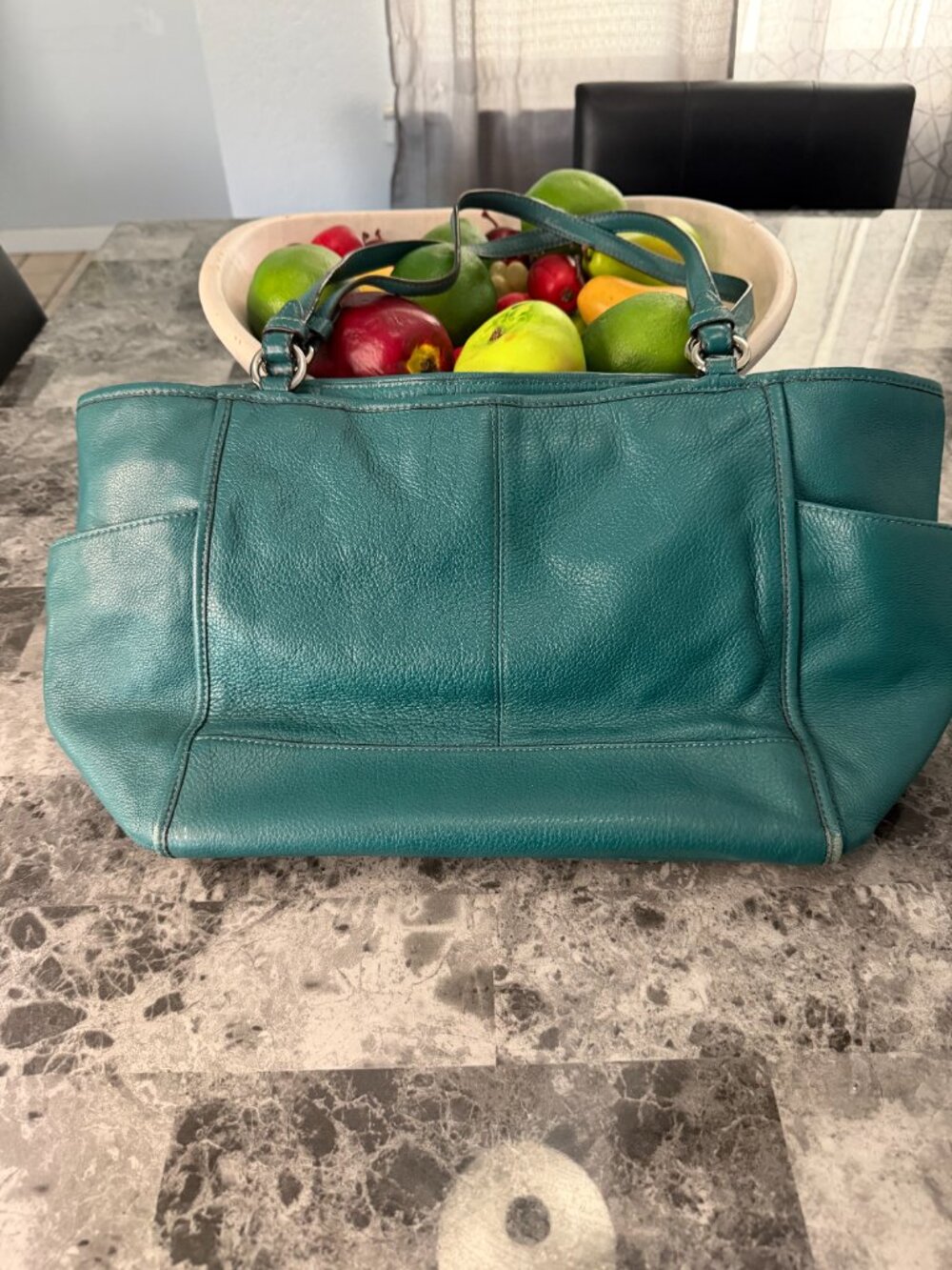 Coach Park Leather Tote Bag - Picture 12 of 15